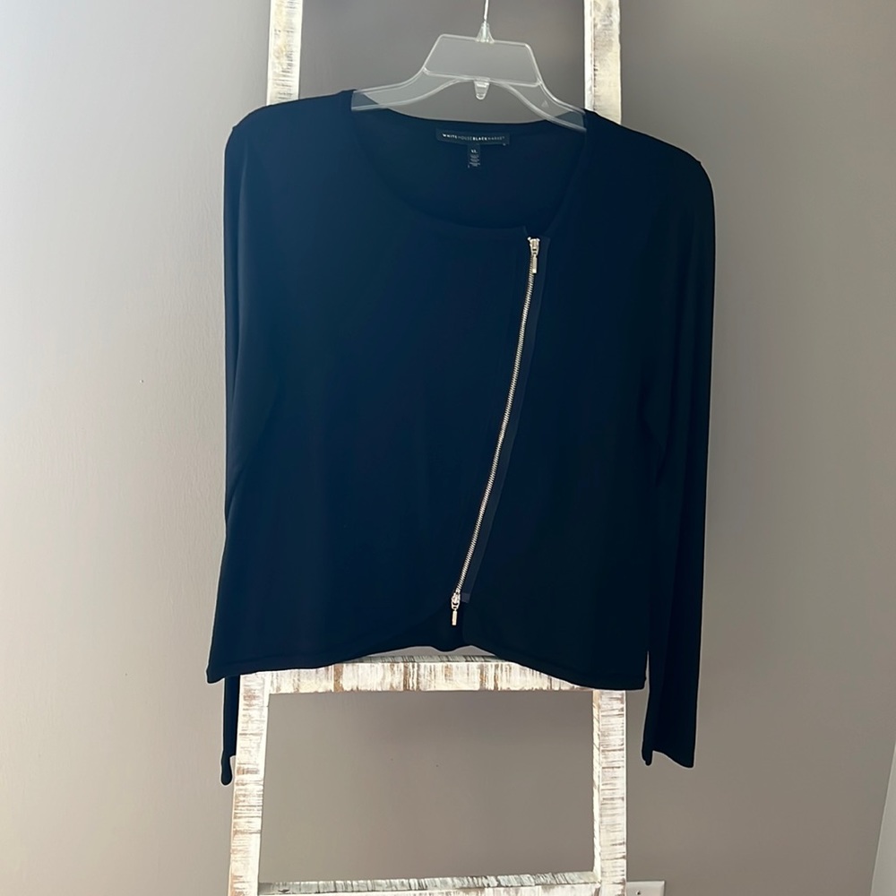 Black WHBM viscose and nylon